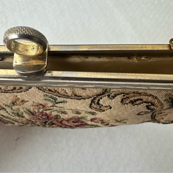 Walborg Vintage 50s W. Germany Tapestry Handbag Clutch - Picture 6 of 16